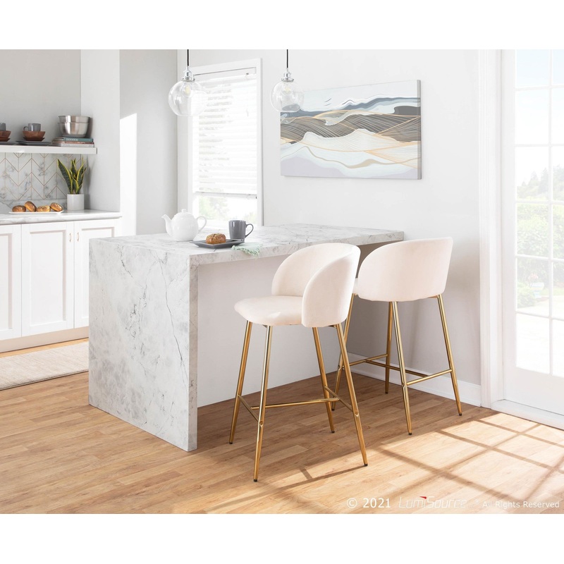 Fran Counter Stool - Set of 2 By LumiSource - B26-FRAN AUVCR2