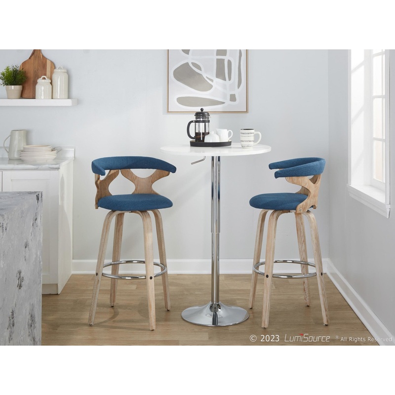 Gardenia 30" Fixed-Height Barstool - Set of 2 By LumiSource - B30-GARDFB-GRTZR2 WWBU2