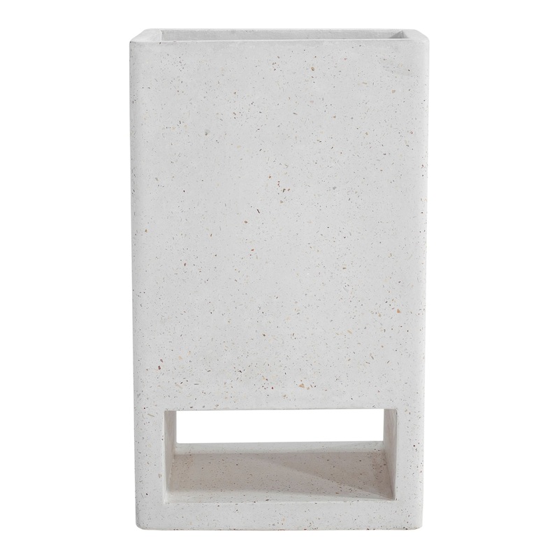 Bristol Planter Ivory Terrazzo By Moe's Home Collection