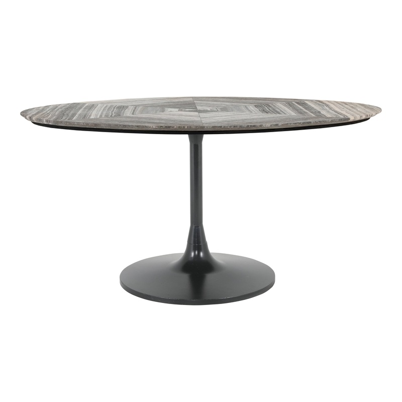 Nyles Oval Marble Dining Table By Moe's Home Collection