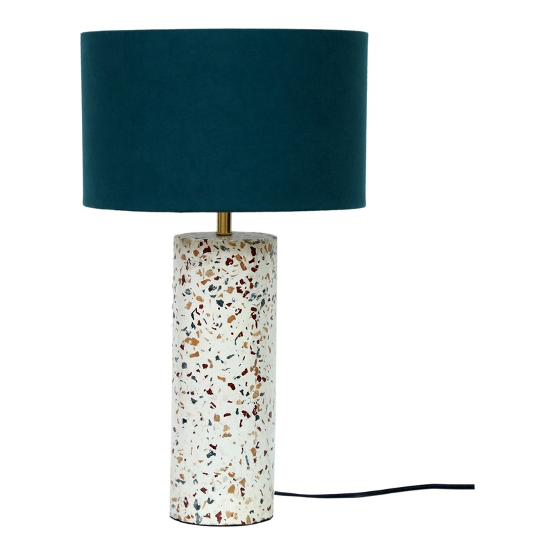 Terrazzo Cylinder Table Lamp By Moe's Home Collection