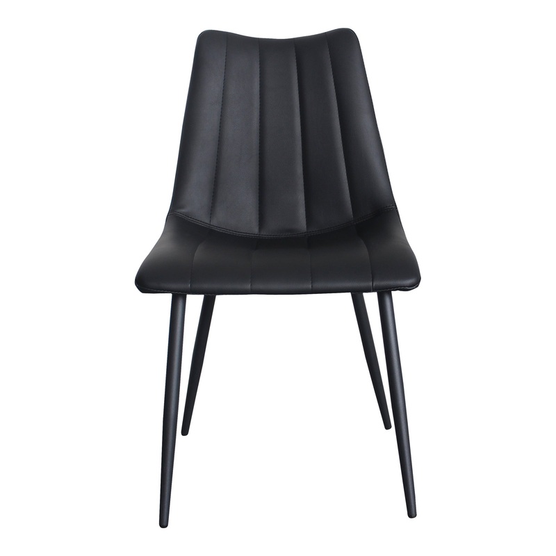 Alibi Dining Chair Matte Black-M2 By Moe's Home Collection