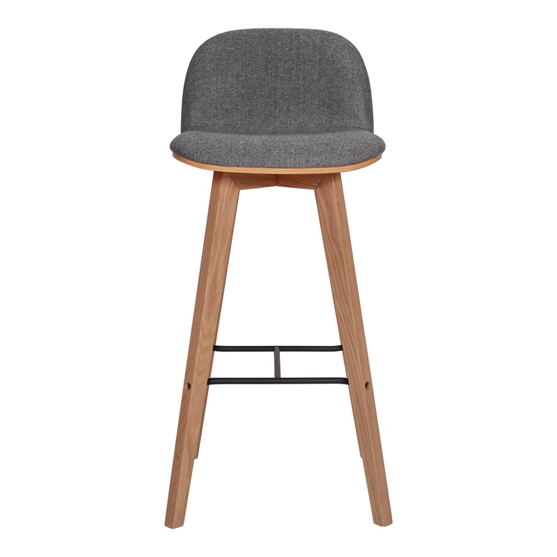 Napoli Barstool Grey By Moe's Home Collection