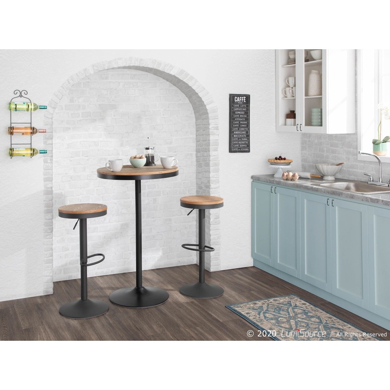Dakota Barstool - Set of 2 By LumiSource - BS-DAK GY2