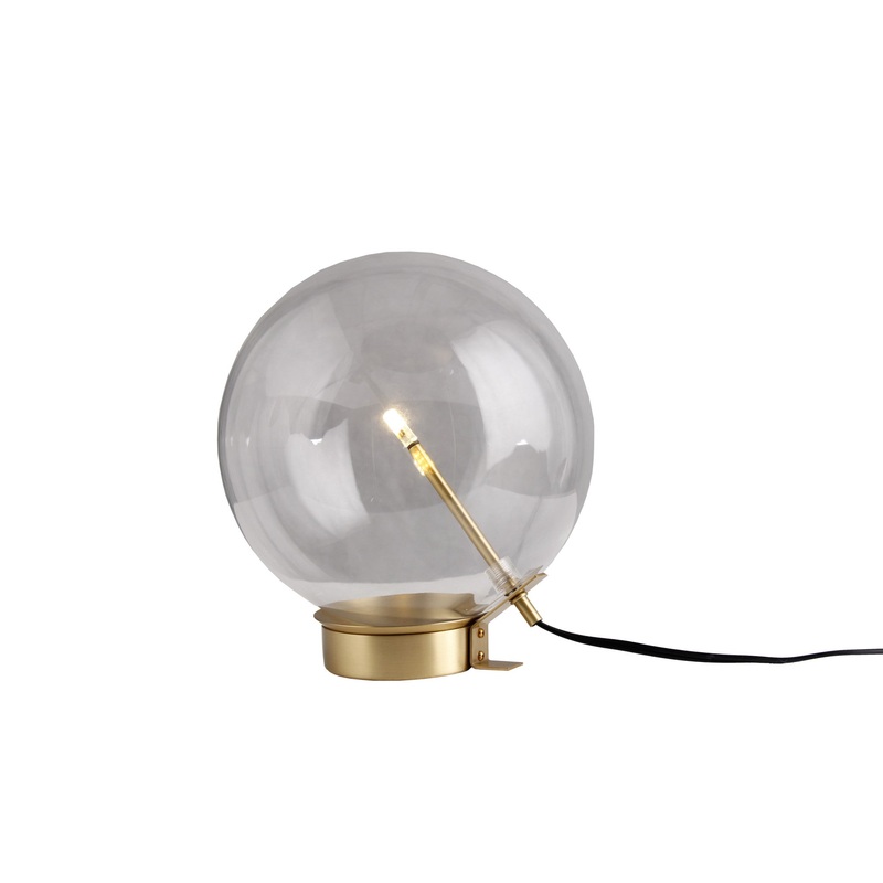 Brass Metal Globe Table Lamp By Homeroots