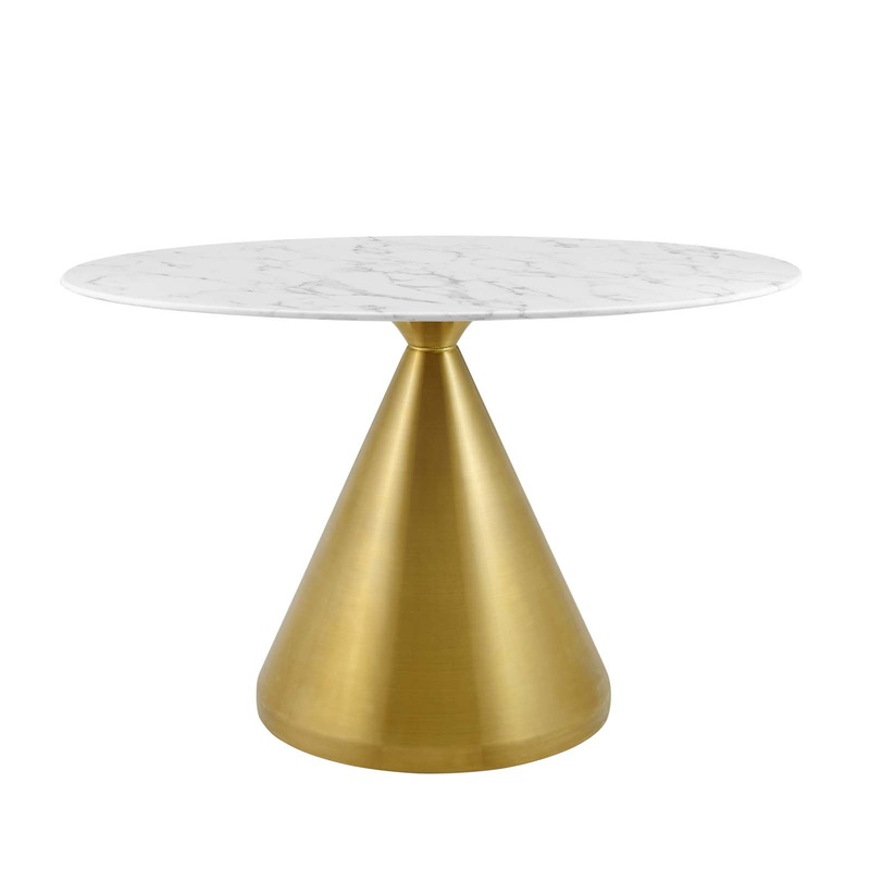 Modway Tupelo 48" Oval Artificial Marble Dining Table - EEI-5340