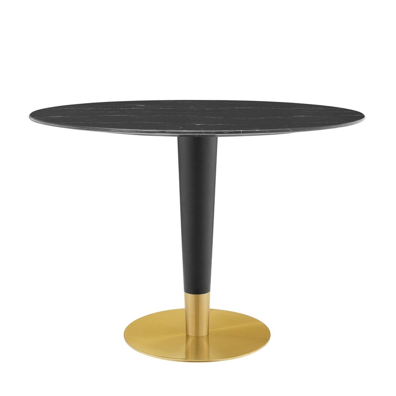 Modway Zinque 42" Oval Artificial Marble Dining Table - EEI-5133
