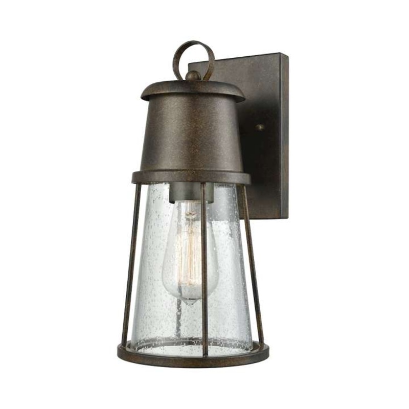 Crowley 1-Light Outdoor Wall Lamp in Hazelnut Bronze