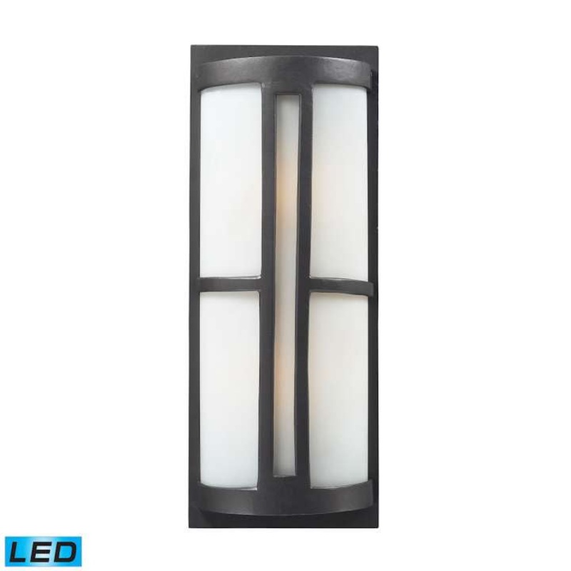 Trevot 2-Light Outdoor Sconce in Graphite - Includes LED Bulbs