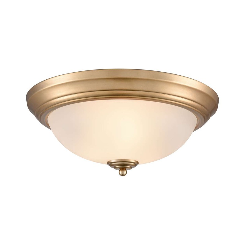 3L Flushmount in Satin Gold