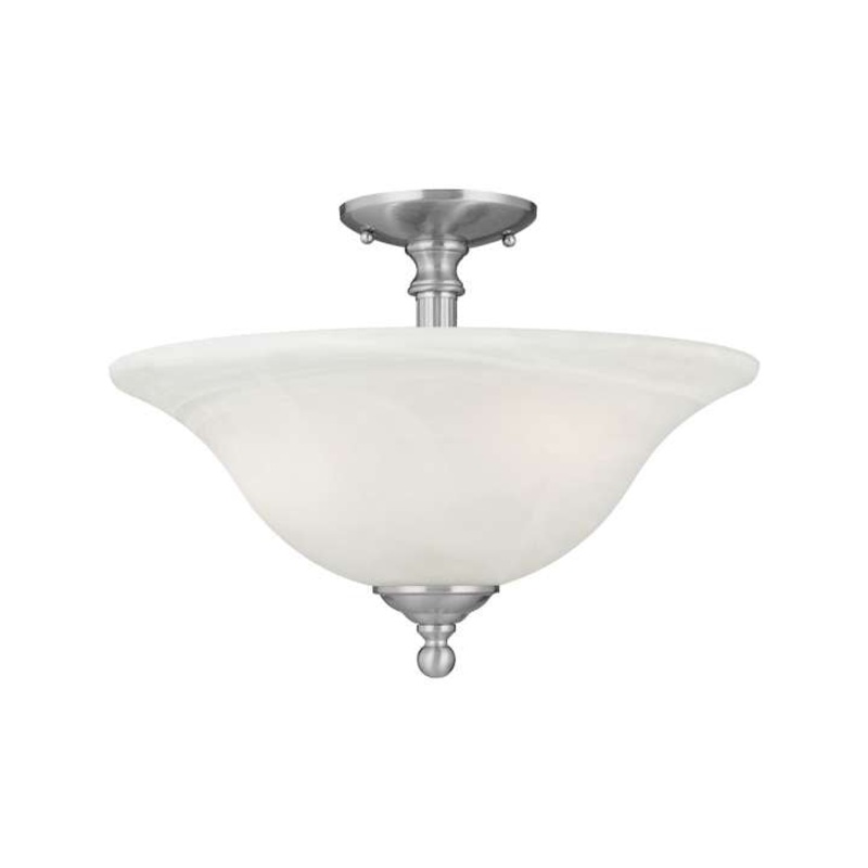 Riva 3-Light Ceiling Lamp in Brushed Nickel