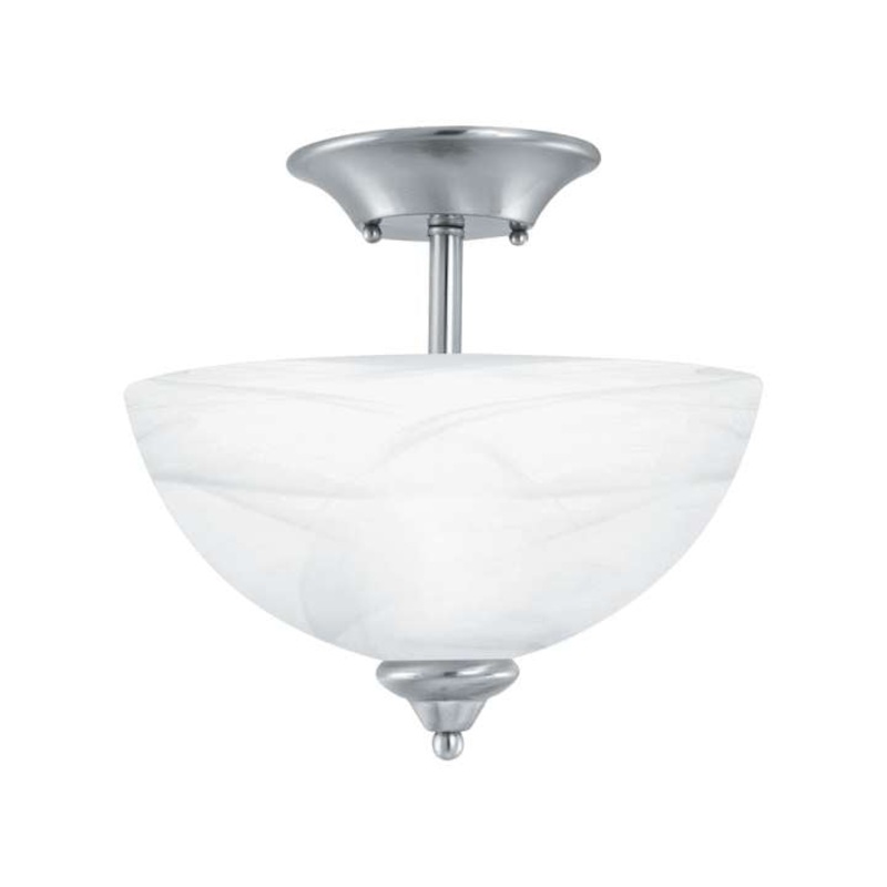 Tahoe 2-Light Ceiling Lamp in Brushed Nickel