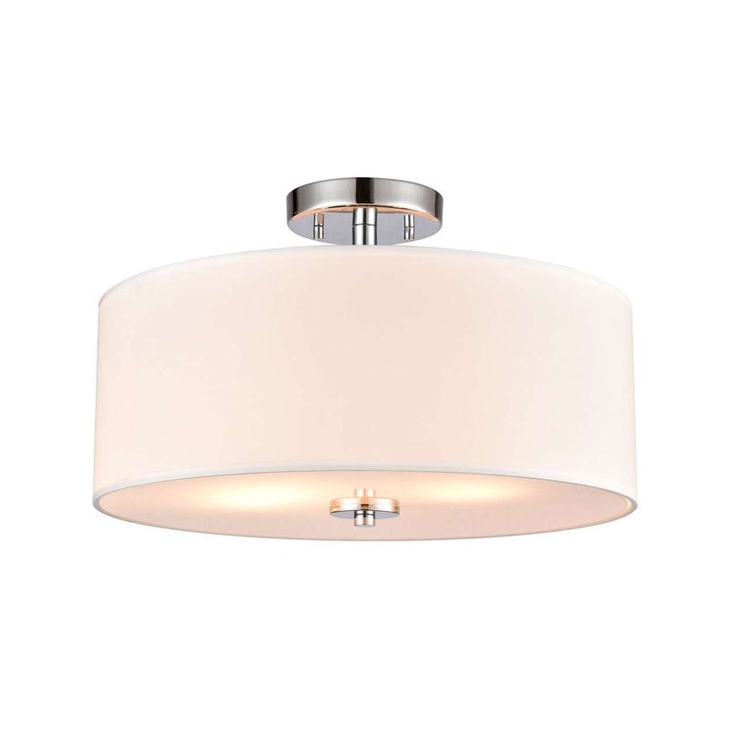 2L Semi Flush in Chrome