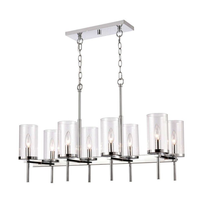 8L Large Pendant in Chrome