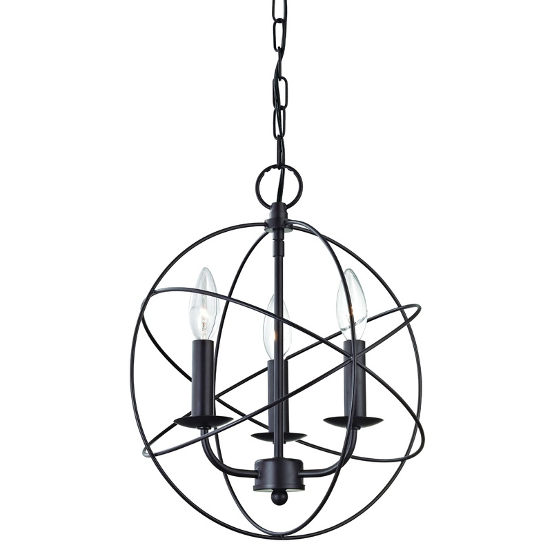 Williamsport 3-Light Pendant in Oil Rubbed Bronze