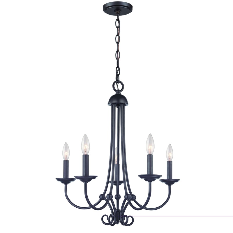 Williamsport 5-Light Chandelier in Oil Rubbed Bronze