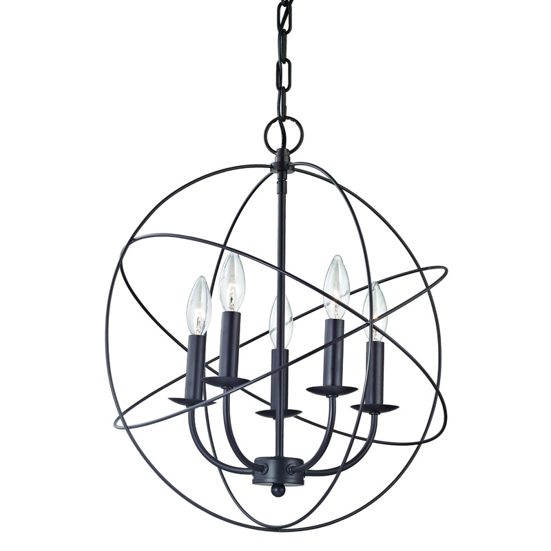 Williamsport 5-Light Pendant in Oil Rubbed Bronze
