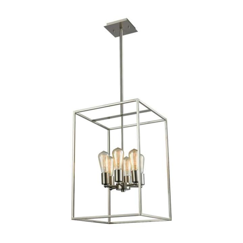 Williamsport 6-Light Chandelier in in Oil Brushed Nickel