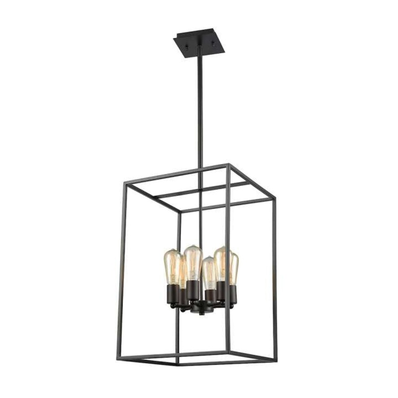 Williamsport 6-Light Chandelier in in Oil Rubbed Bronze