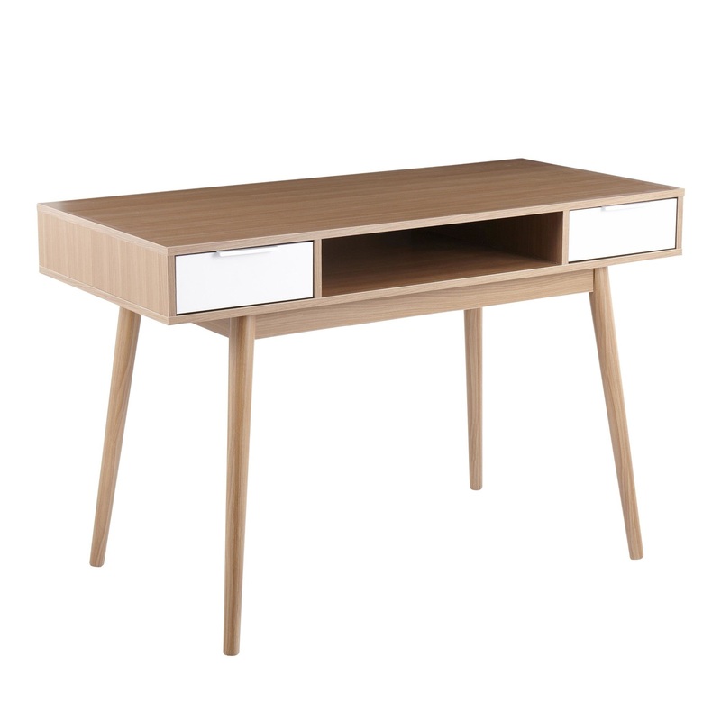 LumiSource Pebble Double Desk