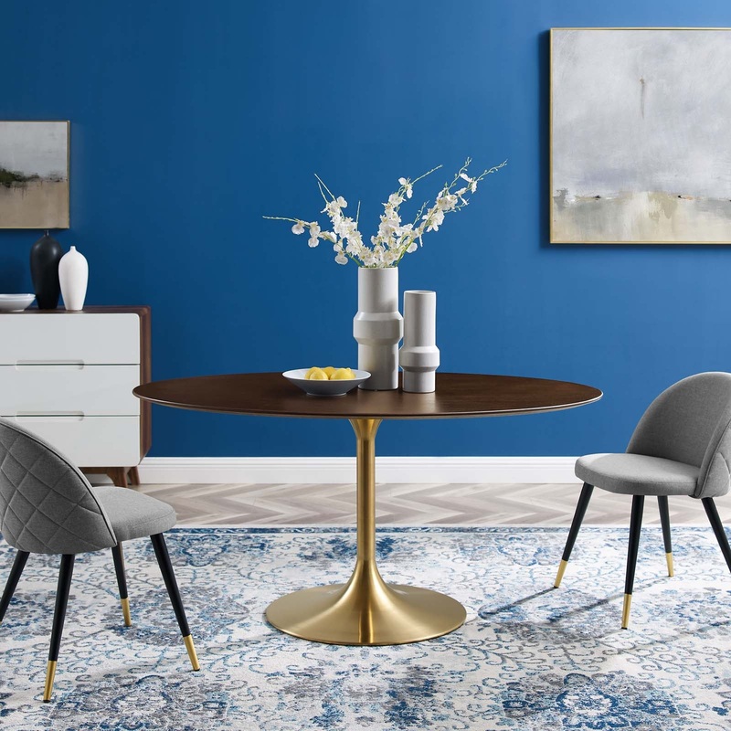 Modway Lippa 60" Oval Wood Dining Table - EEI-5524