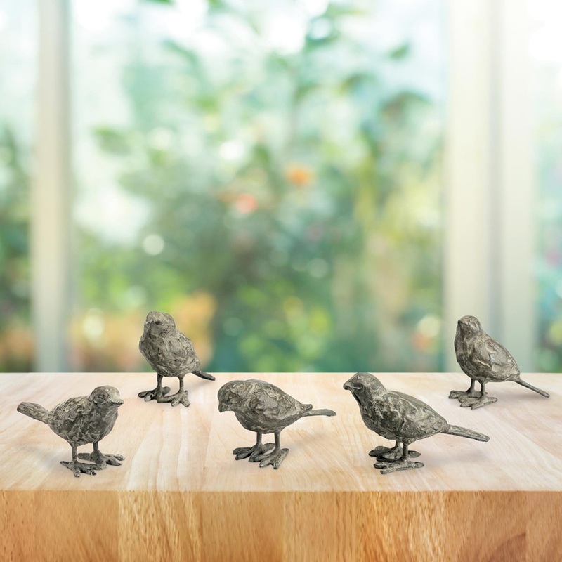 Boardwalk Bird Buddies (set of 5) By SPI Home