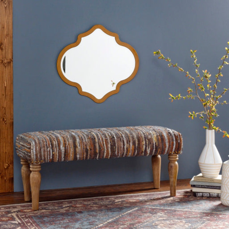 Surya Upholstered Bench - ATE-002