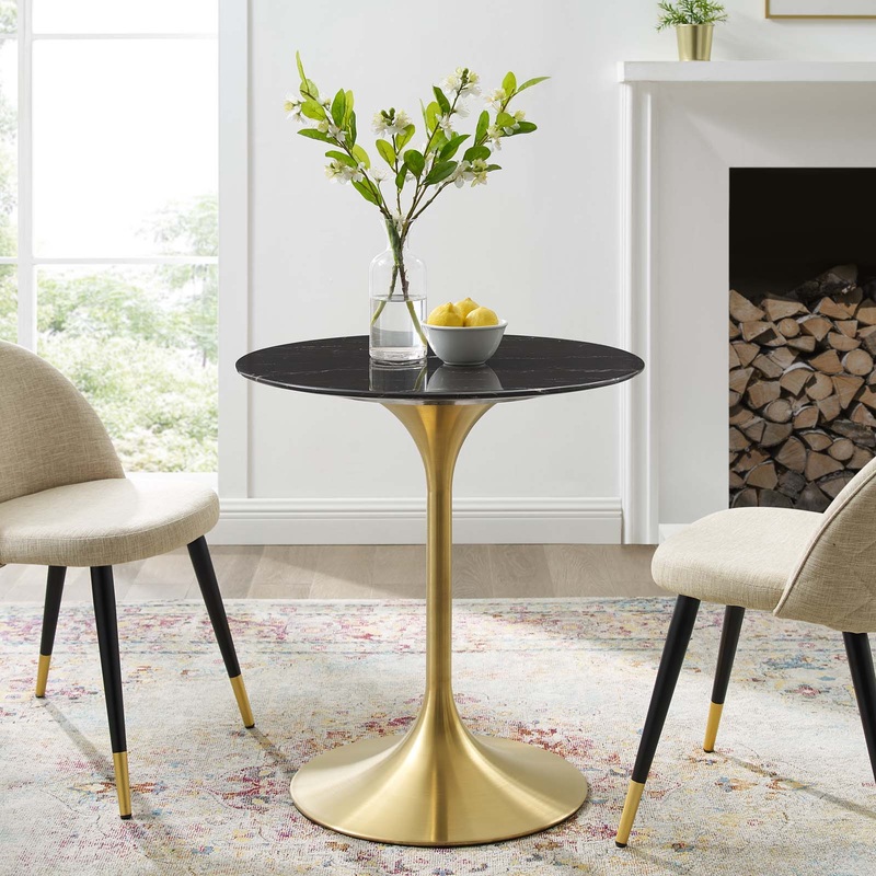 Modway Lippa 28" Artificial Marble Dining Table - EEI-5224