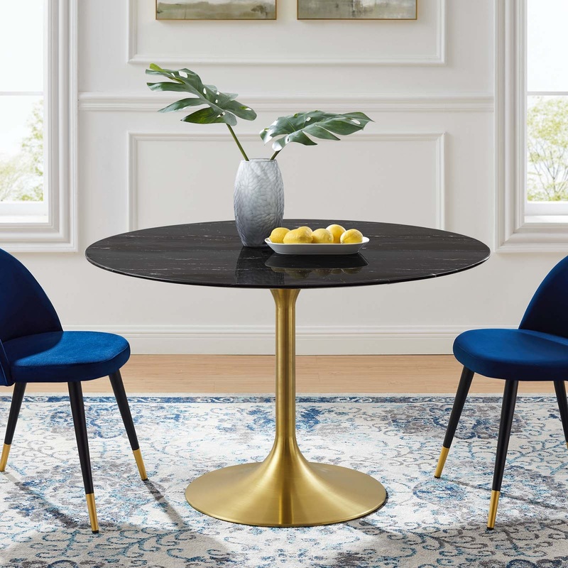 Modway Lippa 47" Artificial Marble Dining Table - EEI-5239