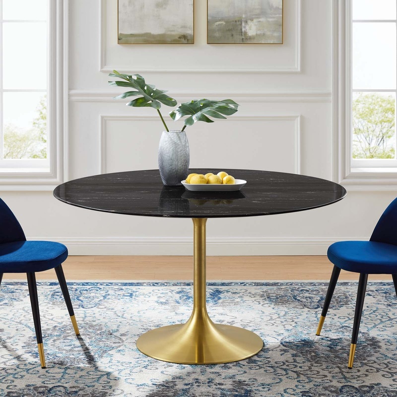 Modway Lippa 54" Artificial Marble Dining Table - EEI-5240