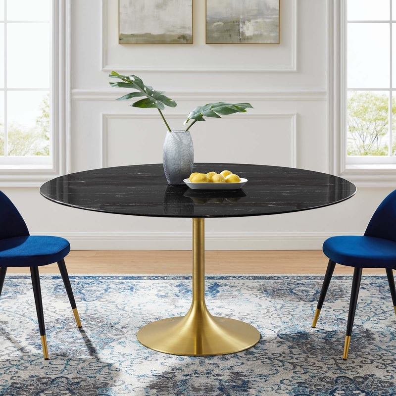 Modway Lippa 60" Artificial Marble Dining Table - EEI-5241