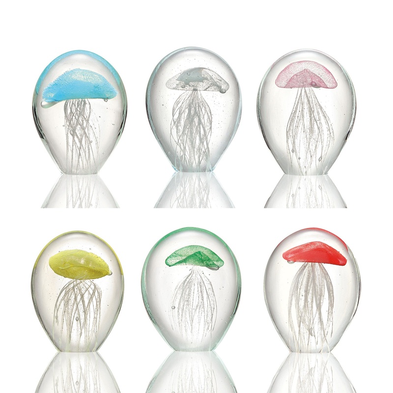 AG Jellyfish Paperweights Set of 6 By SPI HOME