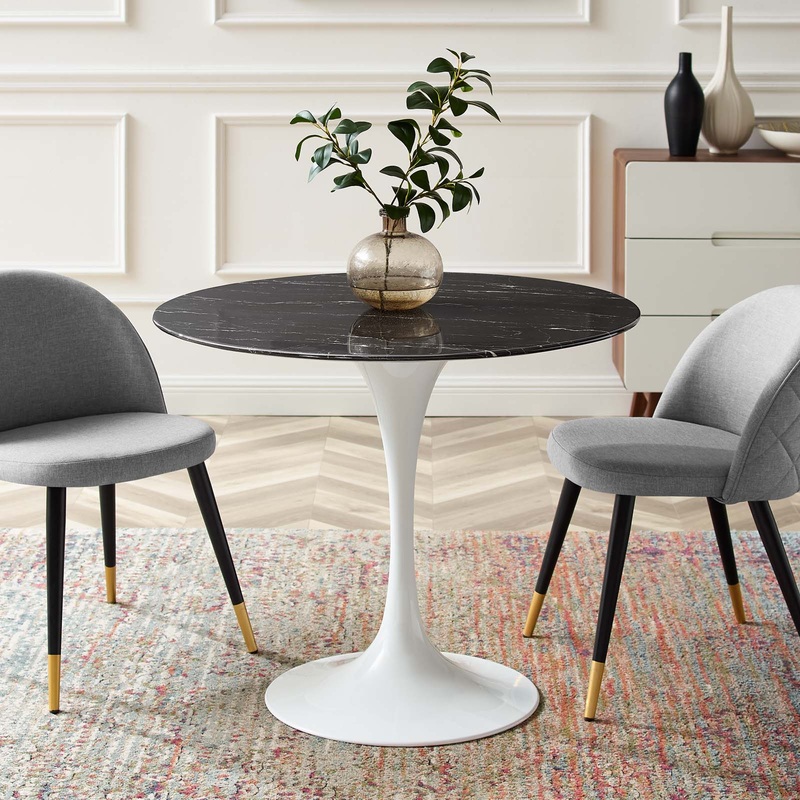 Modway Lippa 36" Artificial Marble Dining Table - EEI-5168