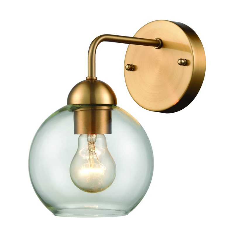 Astoria 1-Light Wall Sconce In Satin Gold  ELK