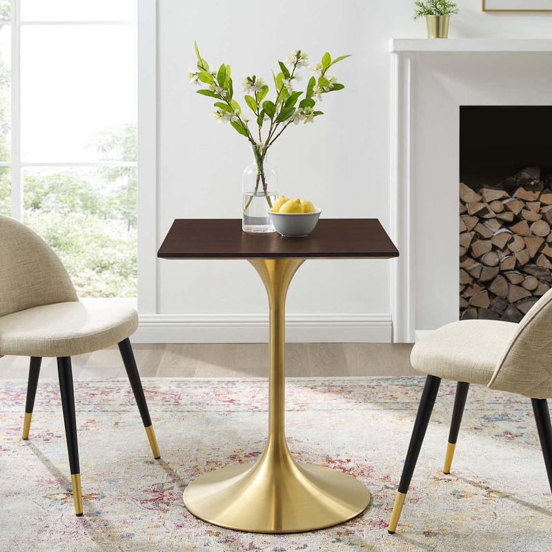 Modway Lippa 24" Square Wood Dining Table - EEI-5218