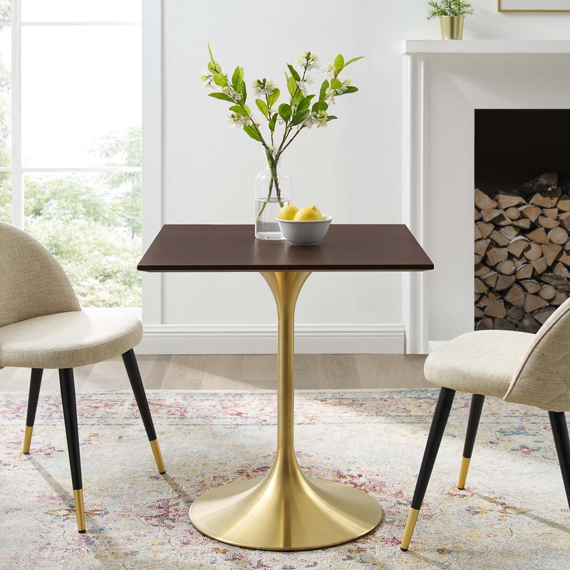 Modway Lippa 28" Square Wood Dining Table - EEI-5220