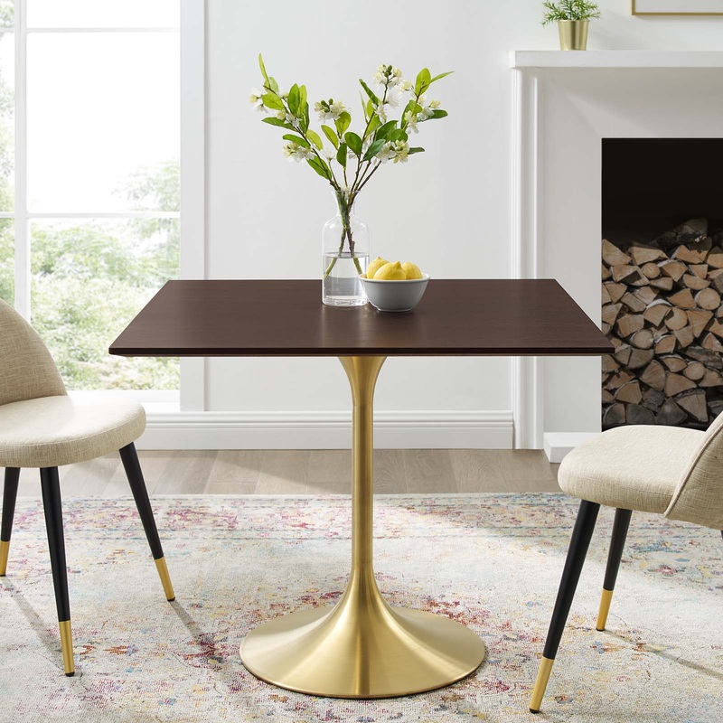 Modway Lippa 36" Square Wood Dining Table - EEI-5222