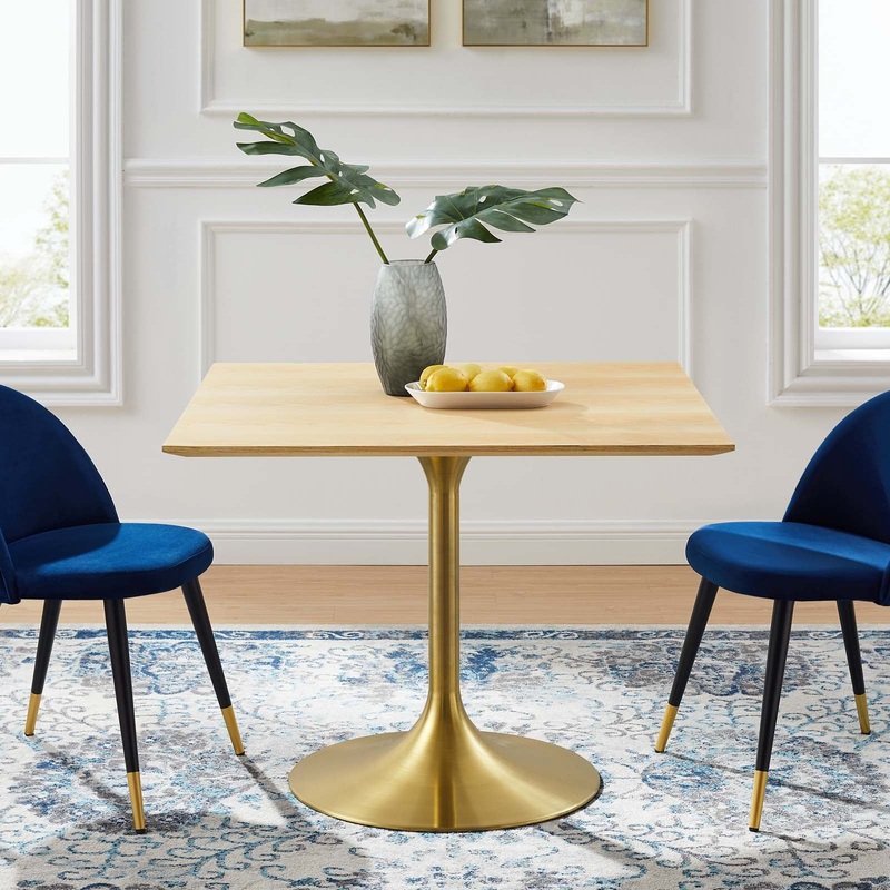 Modway Lippa 40" Square Wood Dining Table - EEI-5235