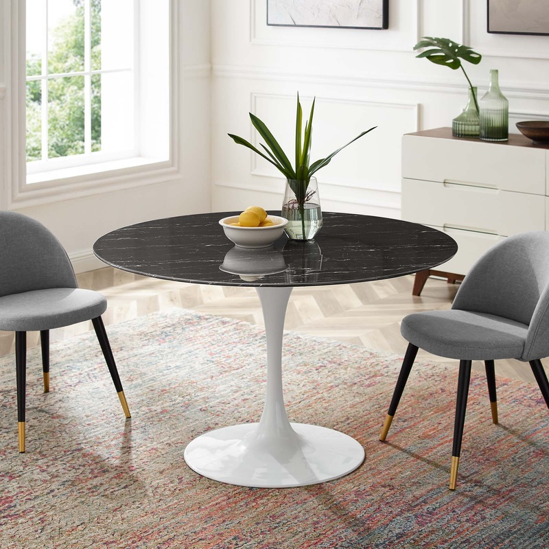 Modway Lippa 47" Artificial Marble Dining Table - EEI-5182