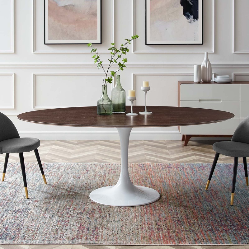 Modway Lippa 78" Oval Dining Table - EEI-5196