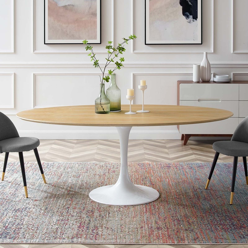 Modway Lippa 78" Oval Dining Table - EEI-5197