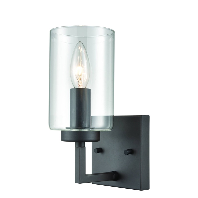 West End 6-Light Wall Sconce In Oil Rubbed Bronze With Clear Glass  ELK