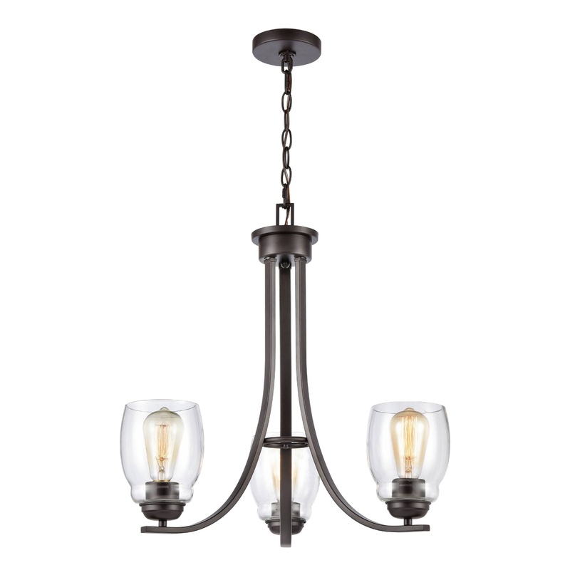 3L Chandelier In Orb ELK