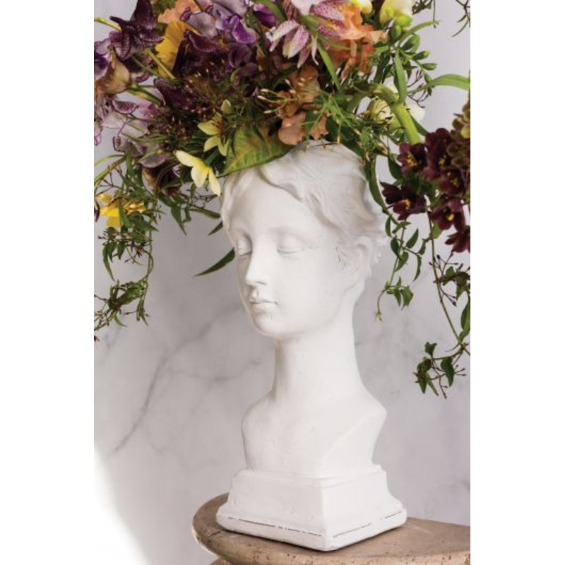 Acropolis Head Sculpture Planter Collection By Accent Decor