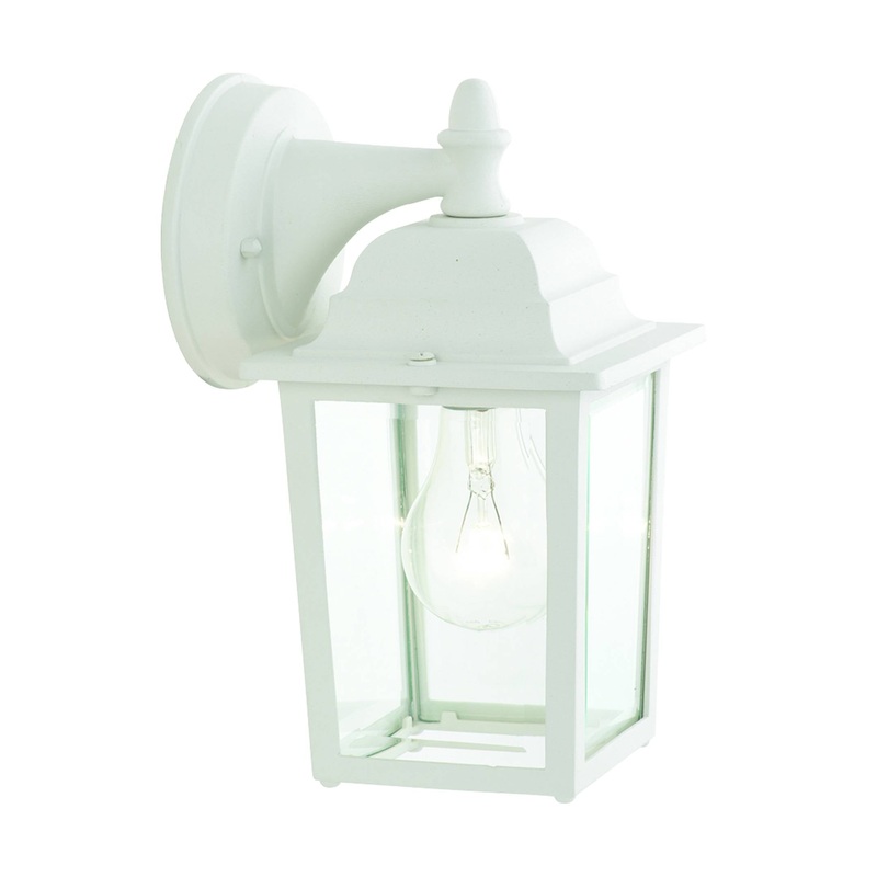 Hawthorne 1-Light Outdoor Wall Lantern In Matte White ELK