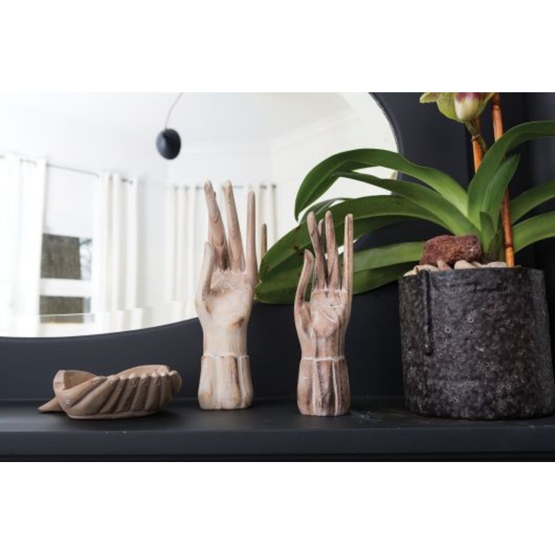 Offering Hand Shaped Sculpture Collection Set Of 3 By Accent Decor- 2 sizes