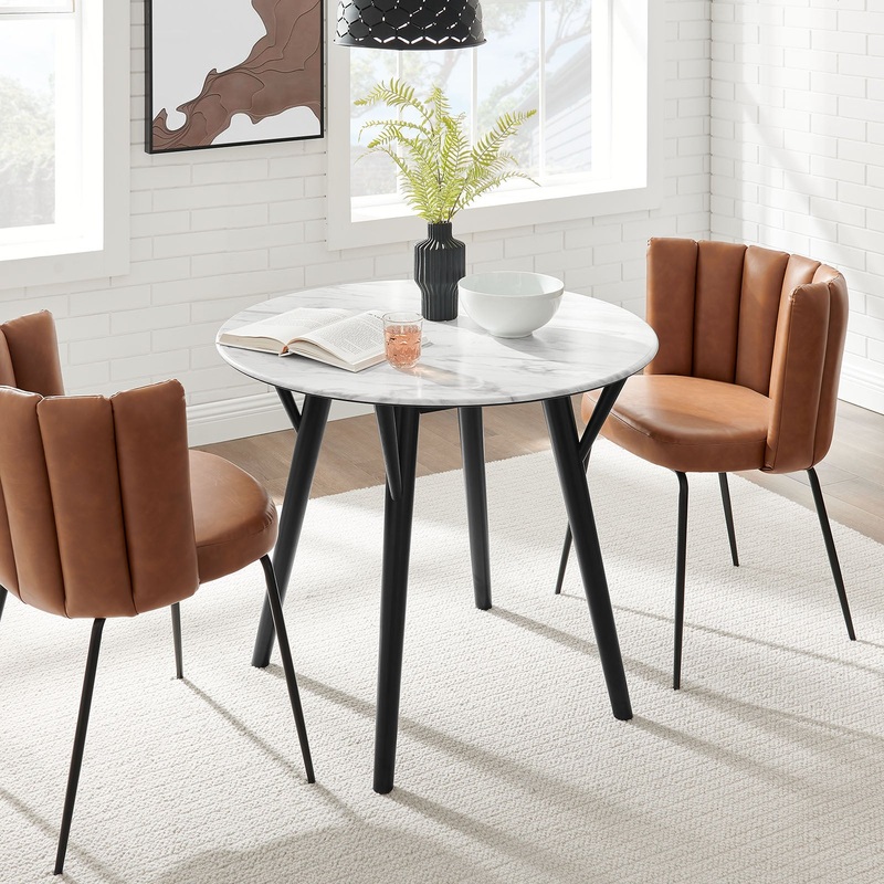 Modway Gallant 36" Round Performance Artificial Marble Dining Table - EEI-5514