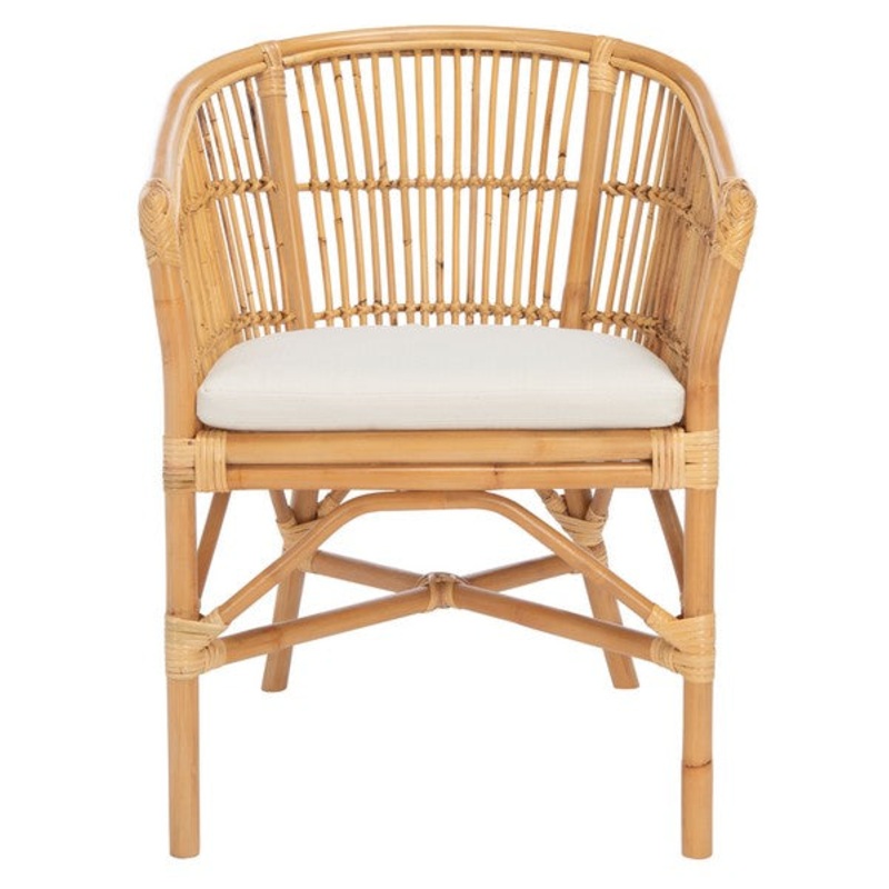 Safavieh Olivia Rattan Accent Chair W/ Cushion