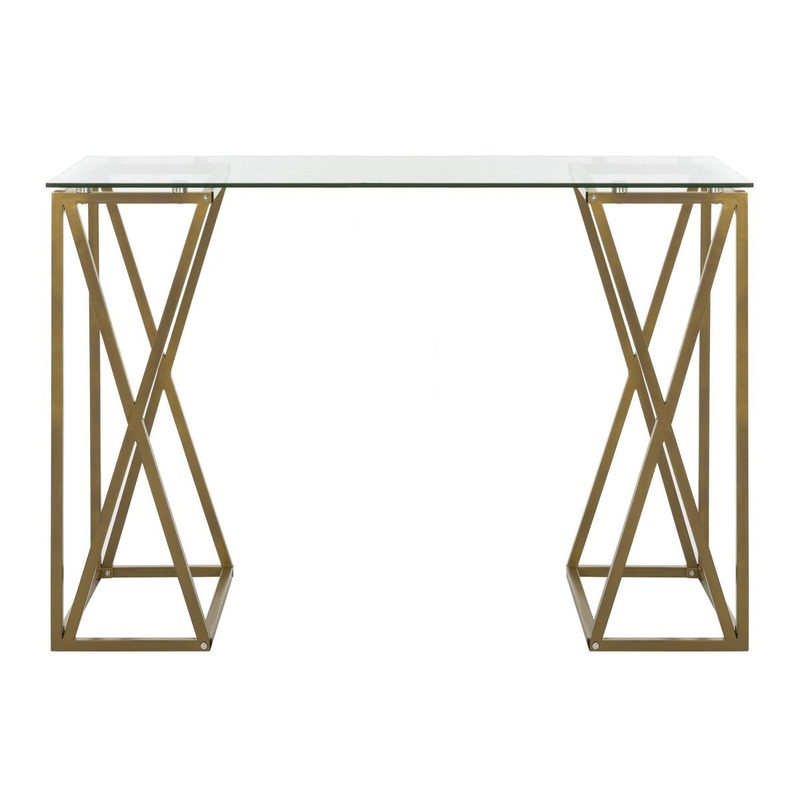 Safavieh Theresa Glass Top Desk
