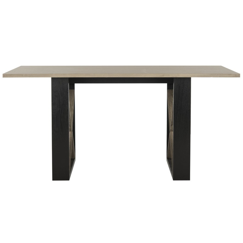 Safavieh Monty Retro Mid Century Wood Dining Table